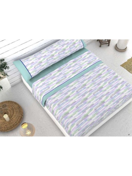 Summer Bedsheet Set - art: DION - Select Size and Color 